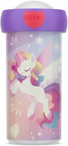 Gobelet scolaire Mepal Campus - 300 ml - Fermeture hermétique - Gobelet pour enfant - Unicorn Glow
