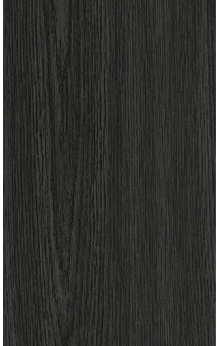 Zwart hout zelfklevende folie 67,5 cm x 2mtr