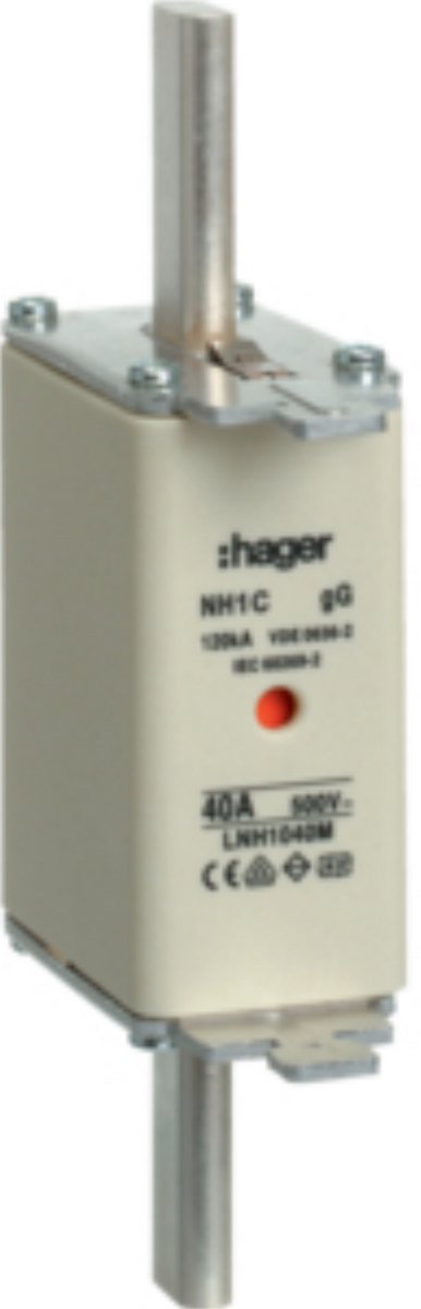 Hager LNH1040M HAG MESPAT.NH1C KTF M 40A 500V per 3
