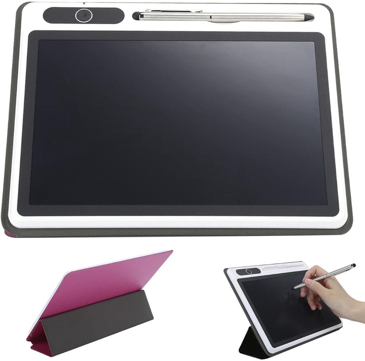 ApexArte® Digitaal Notitieblok - Paper Tablet - Schrijftablet voor Volwassenen - Roze en Wit