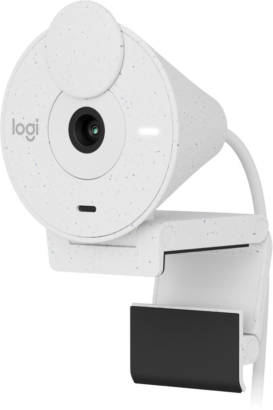 Logitech Brio 300 - Webcam - Full HD - USB C - Off White | bol