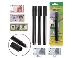 Vals Geld Detector Pen – Bankbiljet Tester voor Euro, Dollar en Meer | Geld Controle Pen | Valse Geld Detectie | Nep geld pen | Nep geld test | Compact & Herbruikbaar