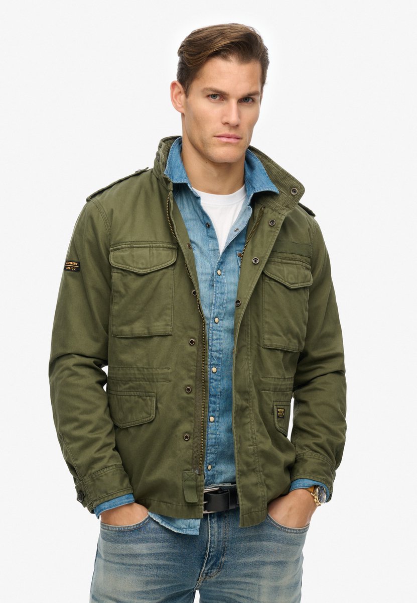 Superdry Rookie veldjack Heren Buitenjassen Groen