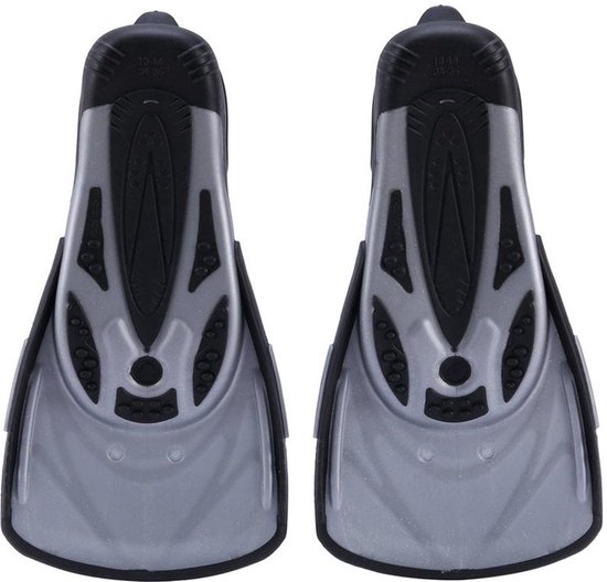 Atlantis Marlin - Palmes de natation - Adultes - Argent/ Zwart - Palmes