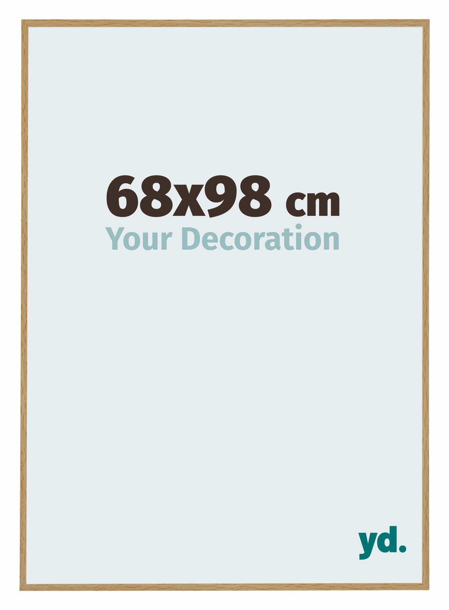 yd. Your Decoration - Fotolijst 68x98 cm - Kunststof - Beuken Licht - Evry