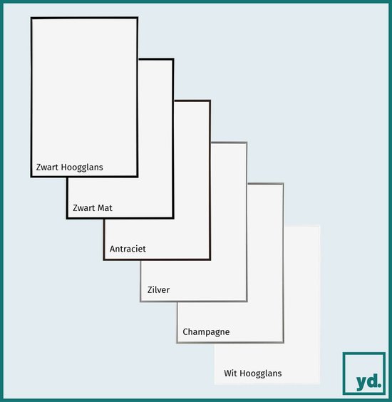 Cadre Photo Your Decoration Evry - 35x35cm - Zwart Mat