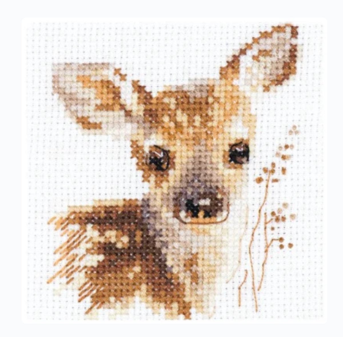 Kit Point De Croix Motif Chat Noir Et Blanc - Toile 11CT Pré-imprimée 40x50 Cm - Pour Débutants, Décoration Maison - 8
