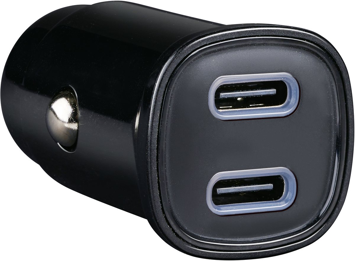 All Ride - Auto charger 12V-24V USB C+C - Acculader - kunststof (Pc) - zwart