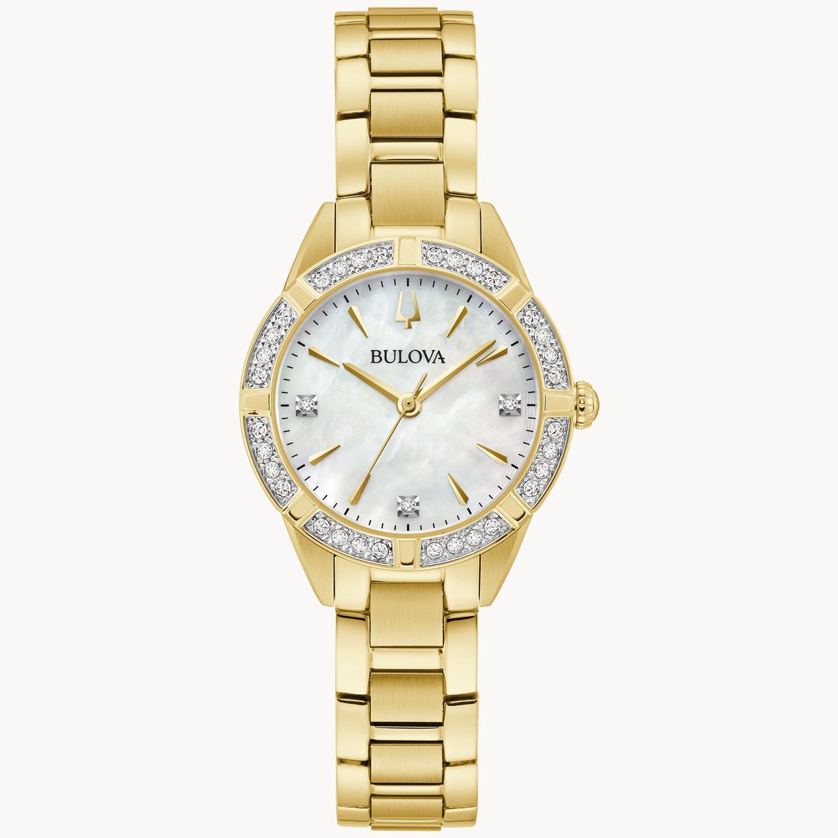Bulova Sutton 98R297 Horloge - Staal - Goudkleurig - Ø 28 mm