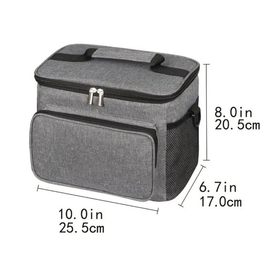 Livano Koeltas - Koelbox - Koelelementen - Coolbox - Auto - Lunchtas - Strand - Legergroen van Livano — afbeelding 3
