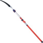 tectake® Telescopische Snoeischaar met Trekkabel en Zaag - Boomzaag met Telescoopstang, Uitschuifbaar tot 161-258 cm, Boomschaar, Max. Werkhoogte 4 Meter
