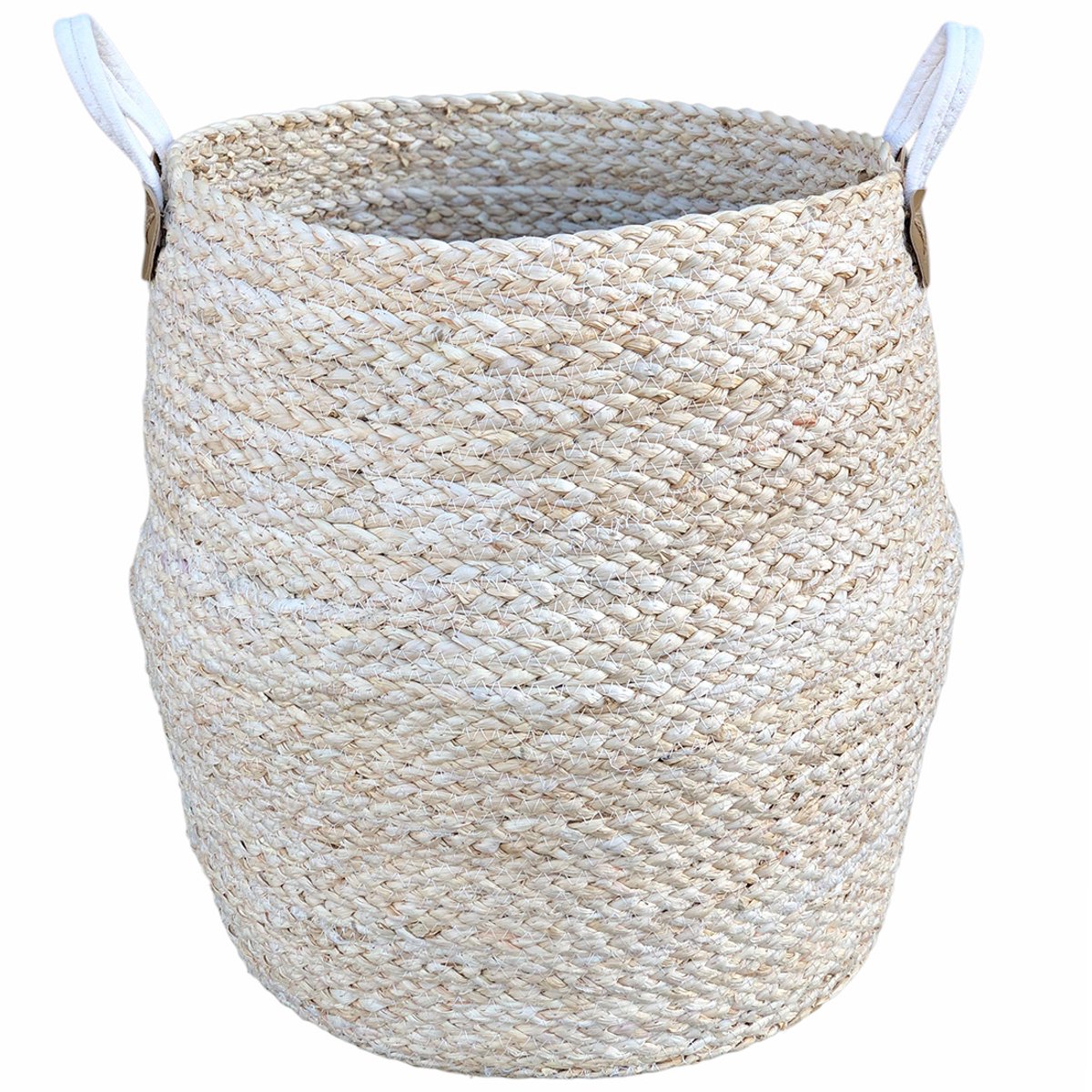 Lavandoux - Wasmand - Belly Mand - Zeegras - Naturel - Ø40 x H45 cm