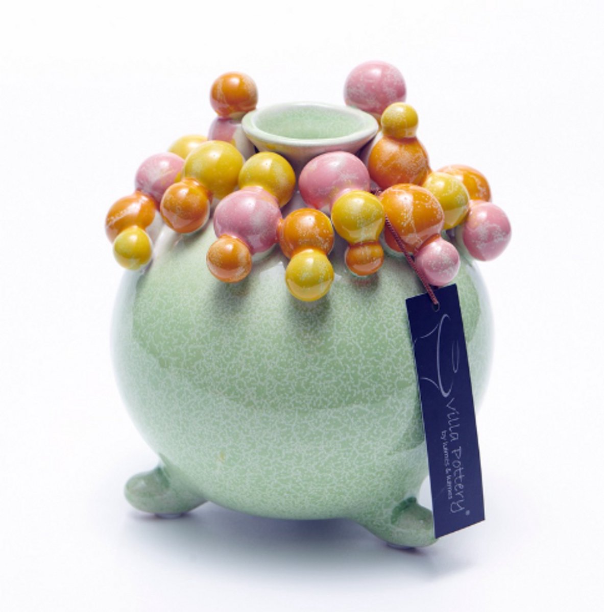 Villa Pottery Vaas - Villa Pottery - Woondecoratie - Decoratie - Voorjaar - Porselein - Waterdicht - Piccadilly 1_2 Green