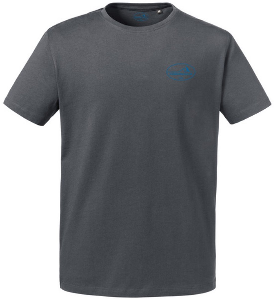 Windsurfing Hawaii Lanikai Tee Outline PROMO TEE - Fabric Main Color Grey - Print Colour Blue - Size S