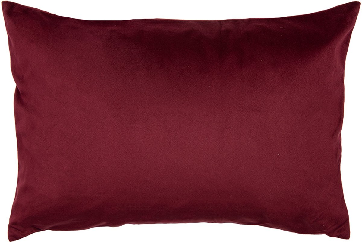 Clayre & Eef Kussenhoes 35x50 cm Rood Polyester