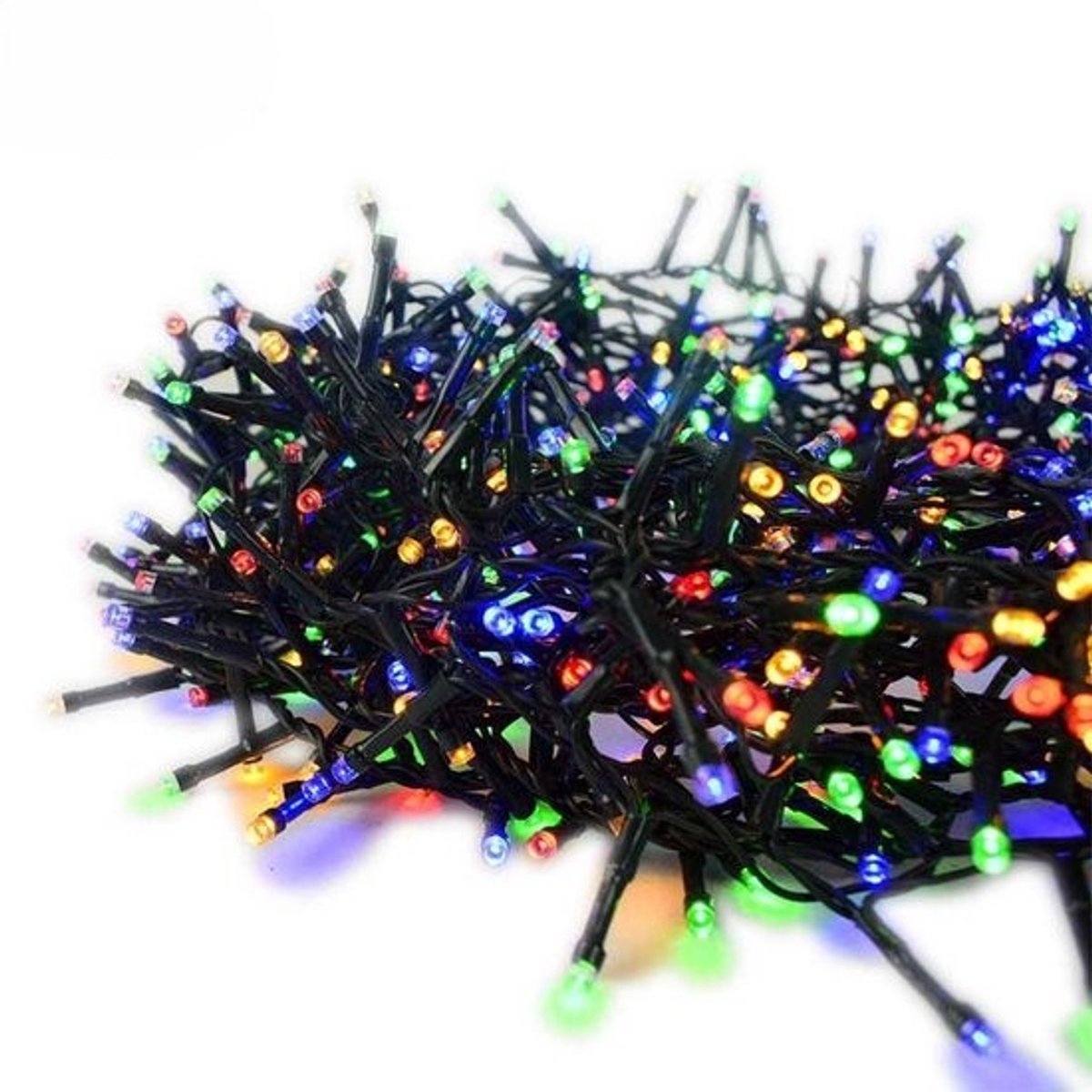 Ceruzo Gekleurde Kerstverlichting - Micro Cluster - 1000 LED - 20 meter - 8 Lichtfuncties + Geheugen - multicolor – foto 5