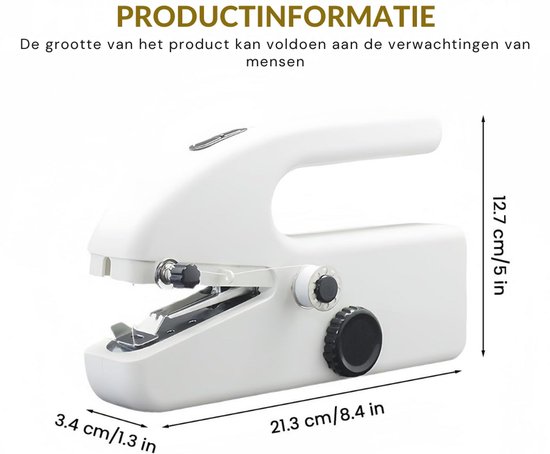 Oplaadbare draagbare elektrische naaimachine