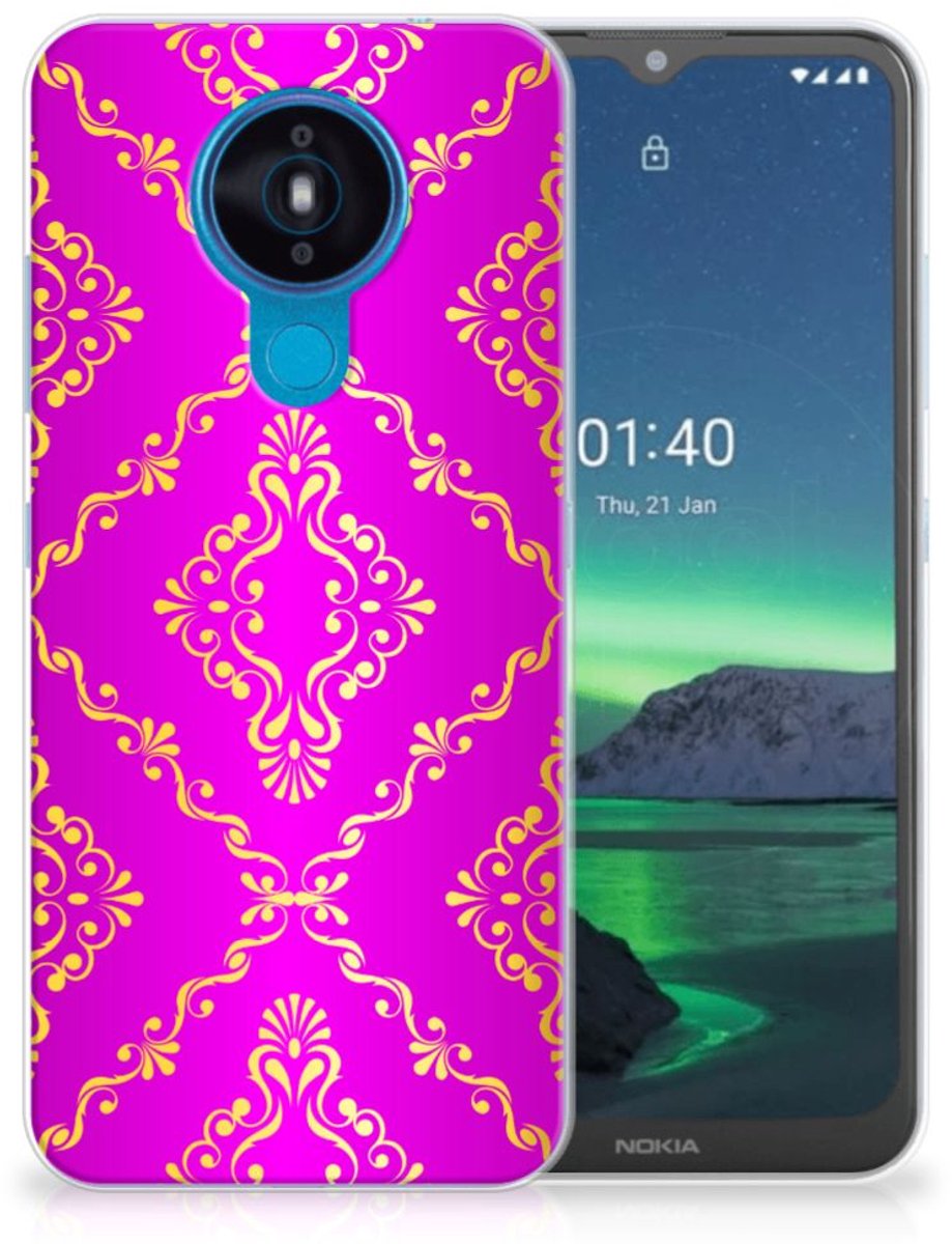 Siliconen Hoesje Nokia 1.4 Barok Roze