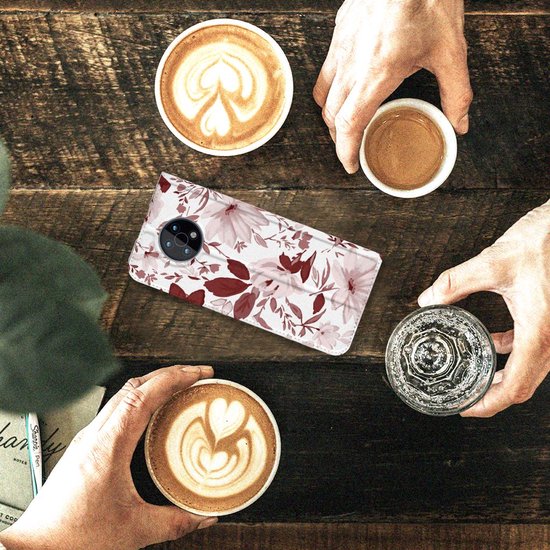 Étui pour téléphone portable Nokia G50 Bookcase Aquarelle Fleurs