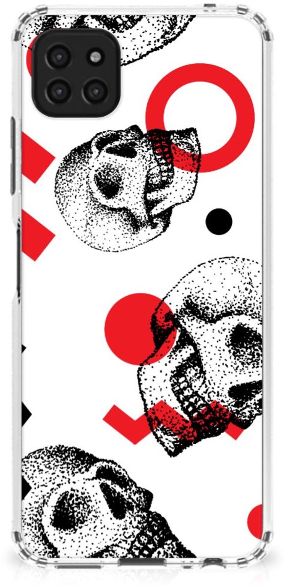 Extreme Case Samsung Galaxy A22 5G Skull Red