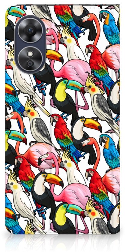 Coque de téléphone OPPO A17 Bookcover Case Birds
