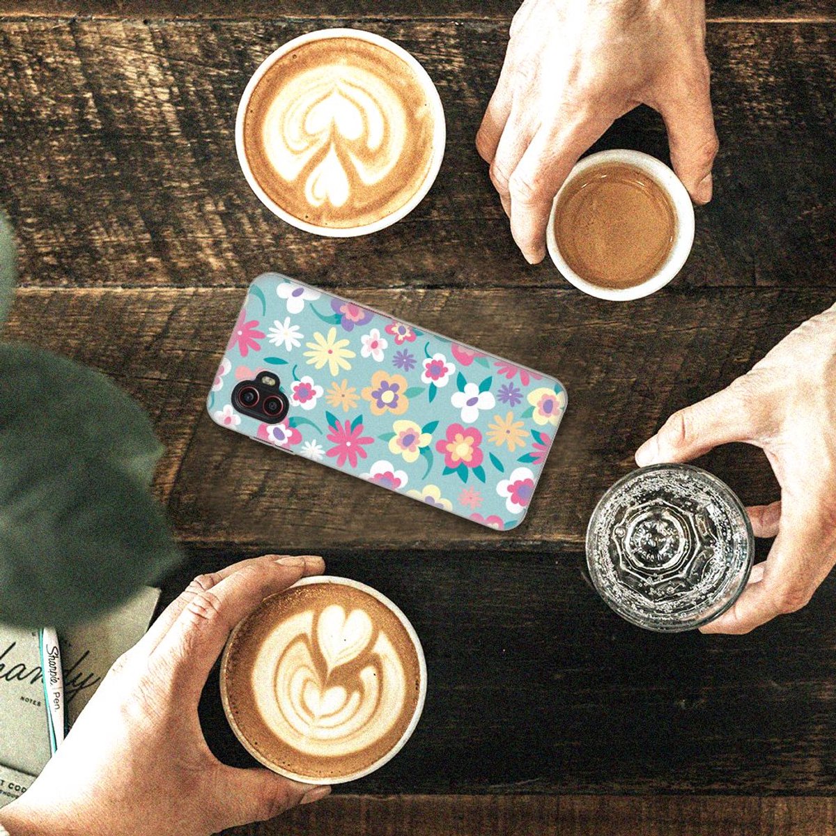 Samsung Galaxy Xcover 6 Pro TPU Case Flower Power
