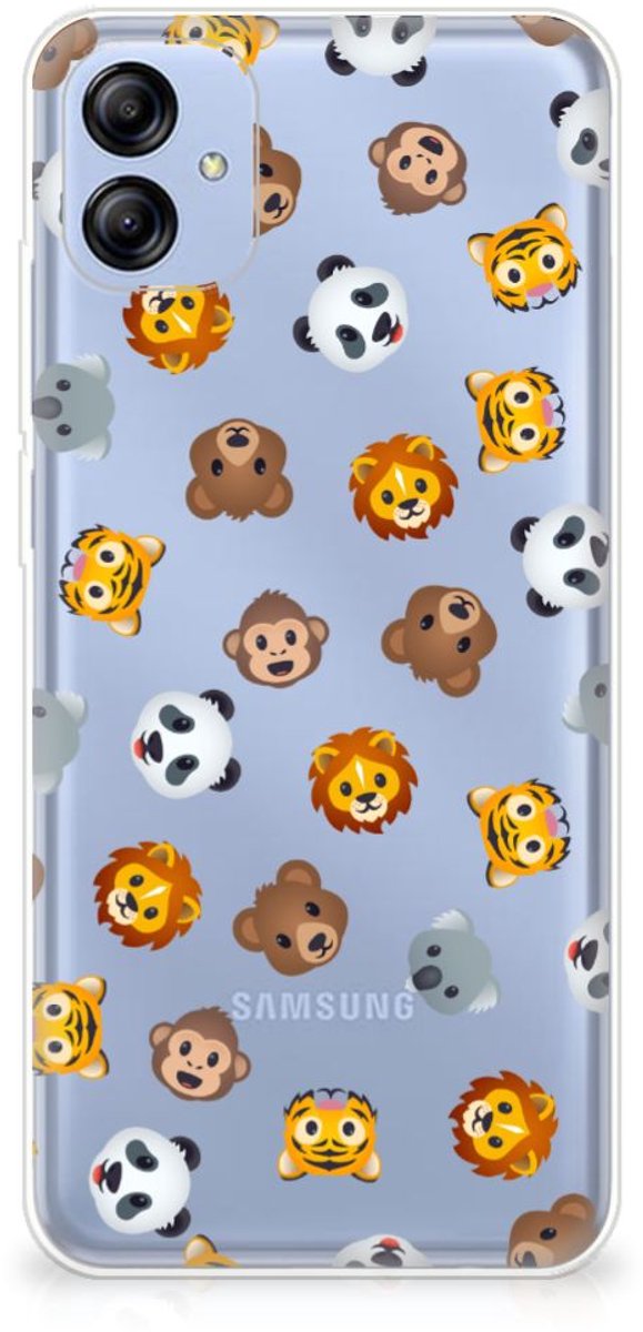TPU bumper voor Samsung Galaxy A04e Dieren Emojis