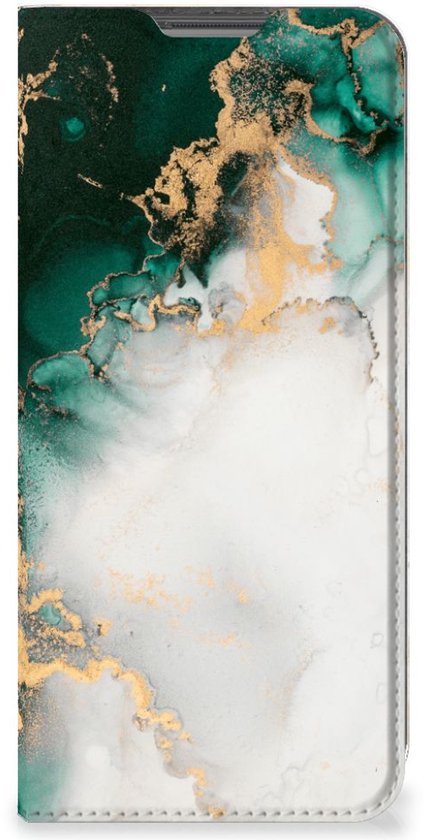 Étui support adapté pour OPPO A96 | A76 Vert Marbre