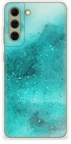 Hoesje maken Samsung Galaxy S21FE Painting Blue