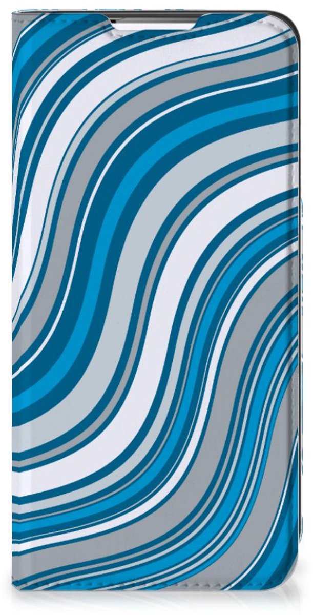 Samsung Galaxy S22 Plus Hoesje met Magneet Waves Blue