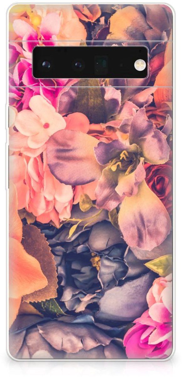 Google Pixel 6 Pro TPU Case Bosje Bloemen