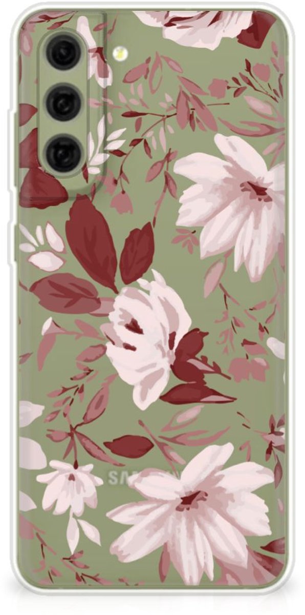 Hoesje maken Samsung Galaxy S21FE Watercolor Flowers