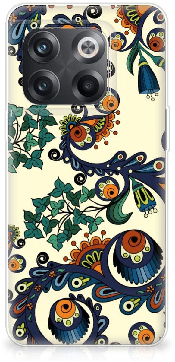 Siliconen Hoesje OnePlus 10T Barok Flower