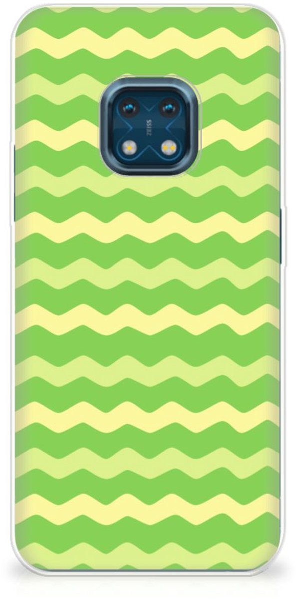 Nokia XR20 TPU bumper Waves Green