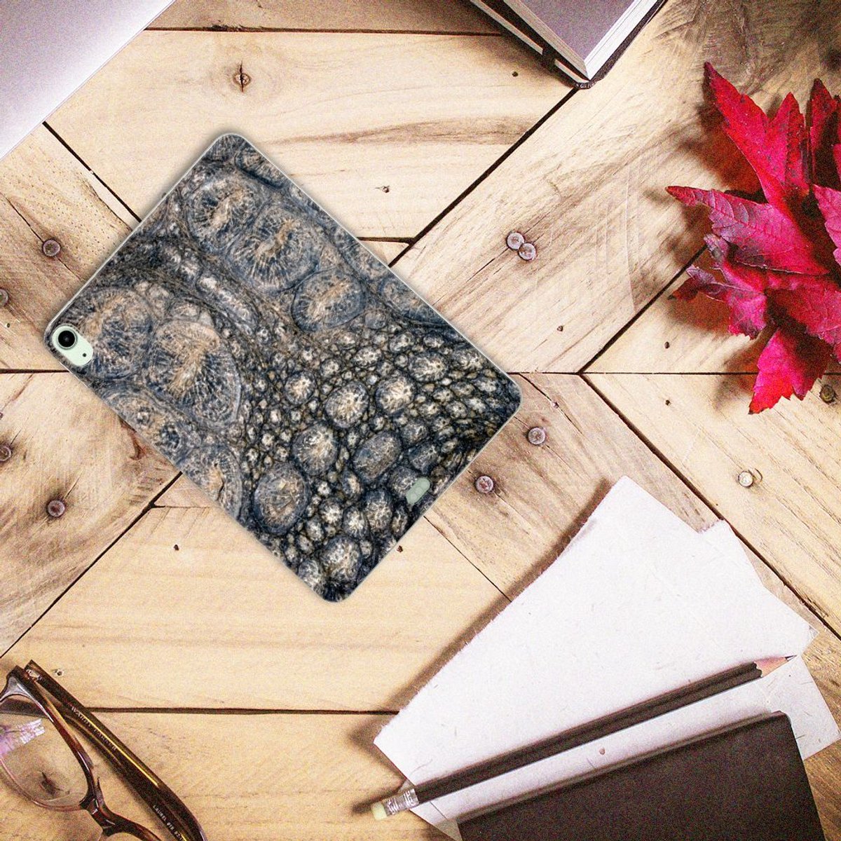 iPad Air (2020/2022) 10.9 inch Back Case Krokodillenprint