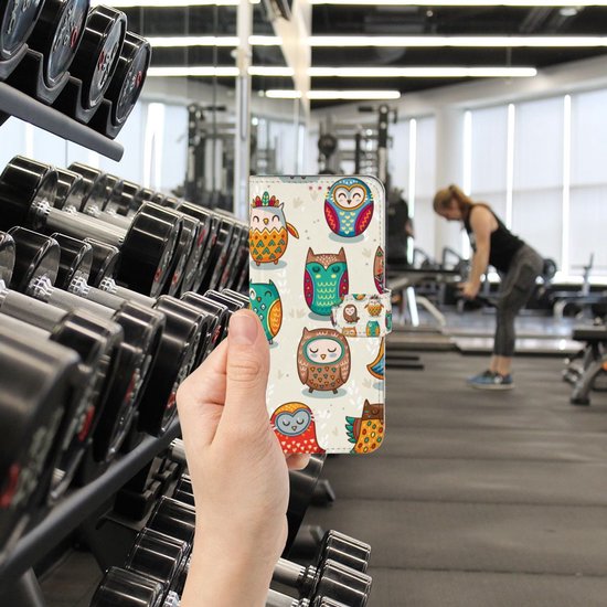 Housse de livre OPPO A54 5G | A74 5G | Coque de téléphone A93 5G Happy Owls