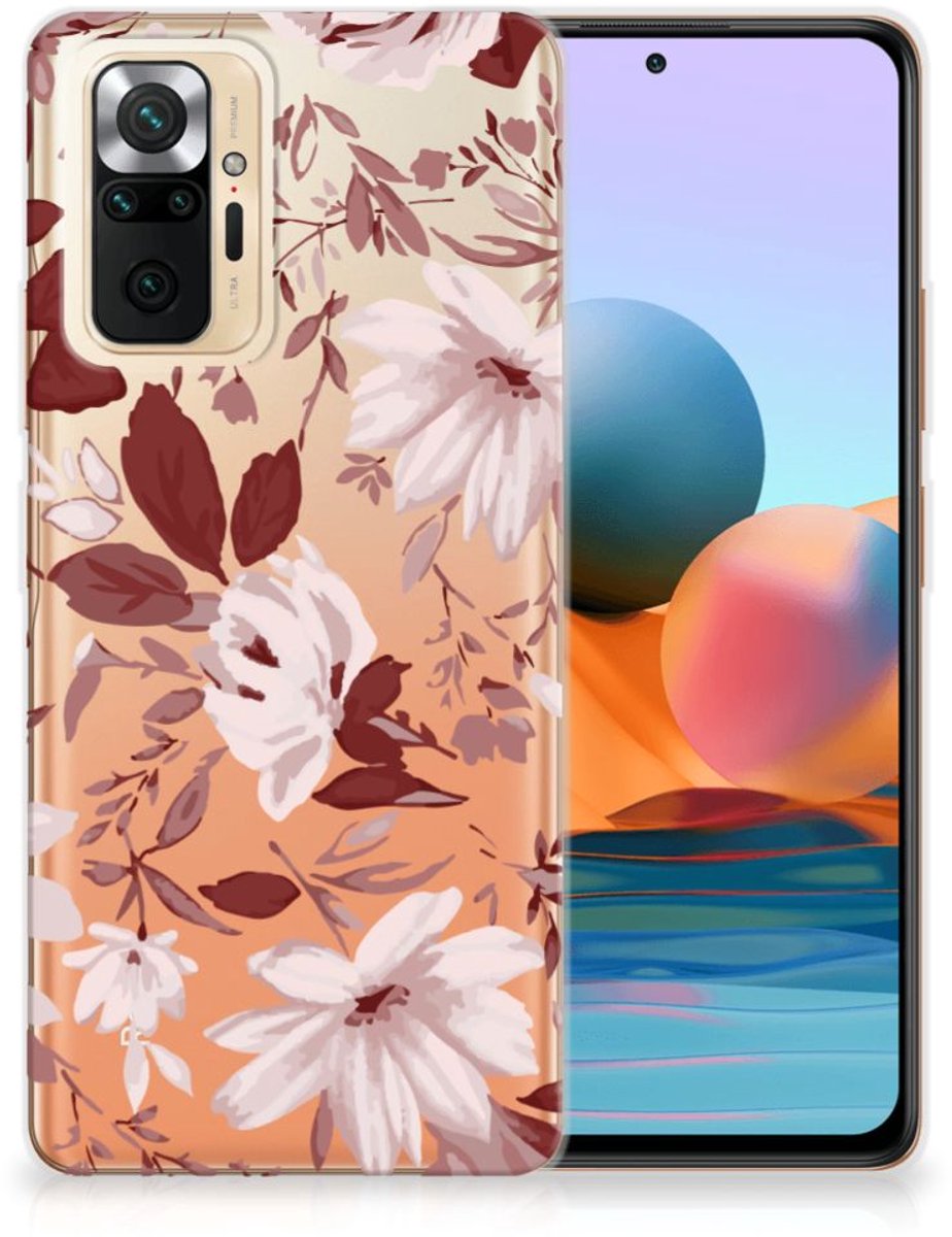 Hoesje maken Xiaomi Redmi Note 10 Pro Watercolor Flowers