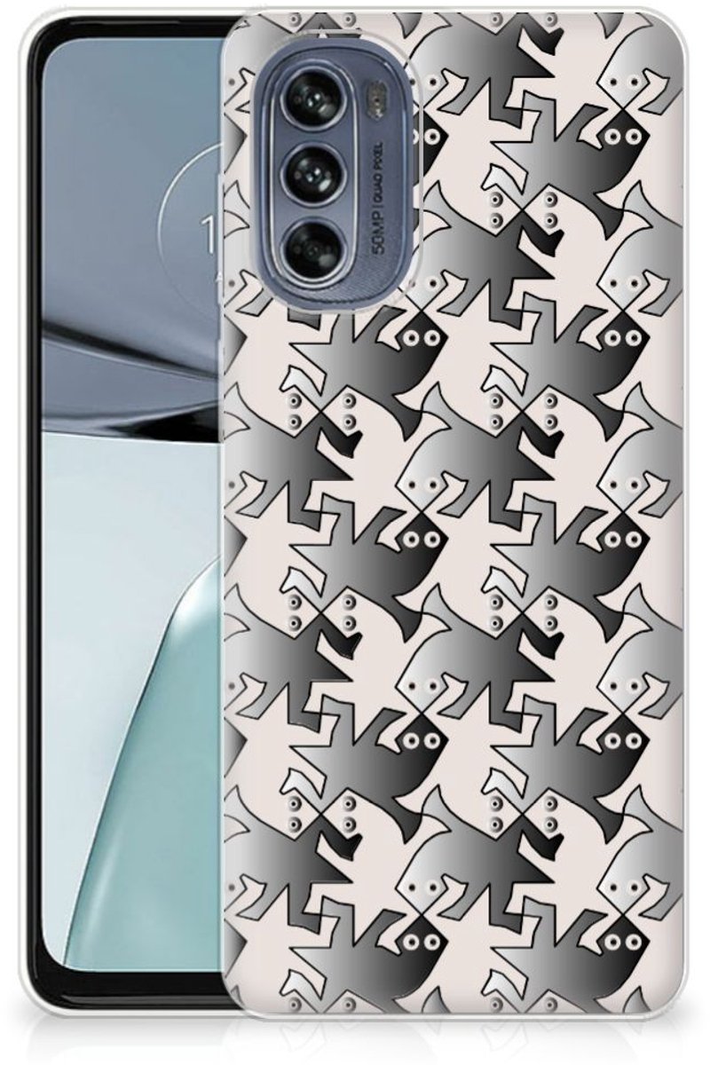 Motorola Moto G62 5G TPU Hoesje Salamander Grey