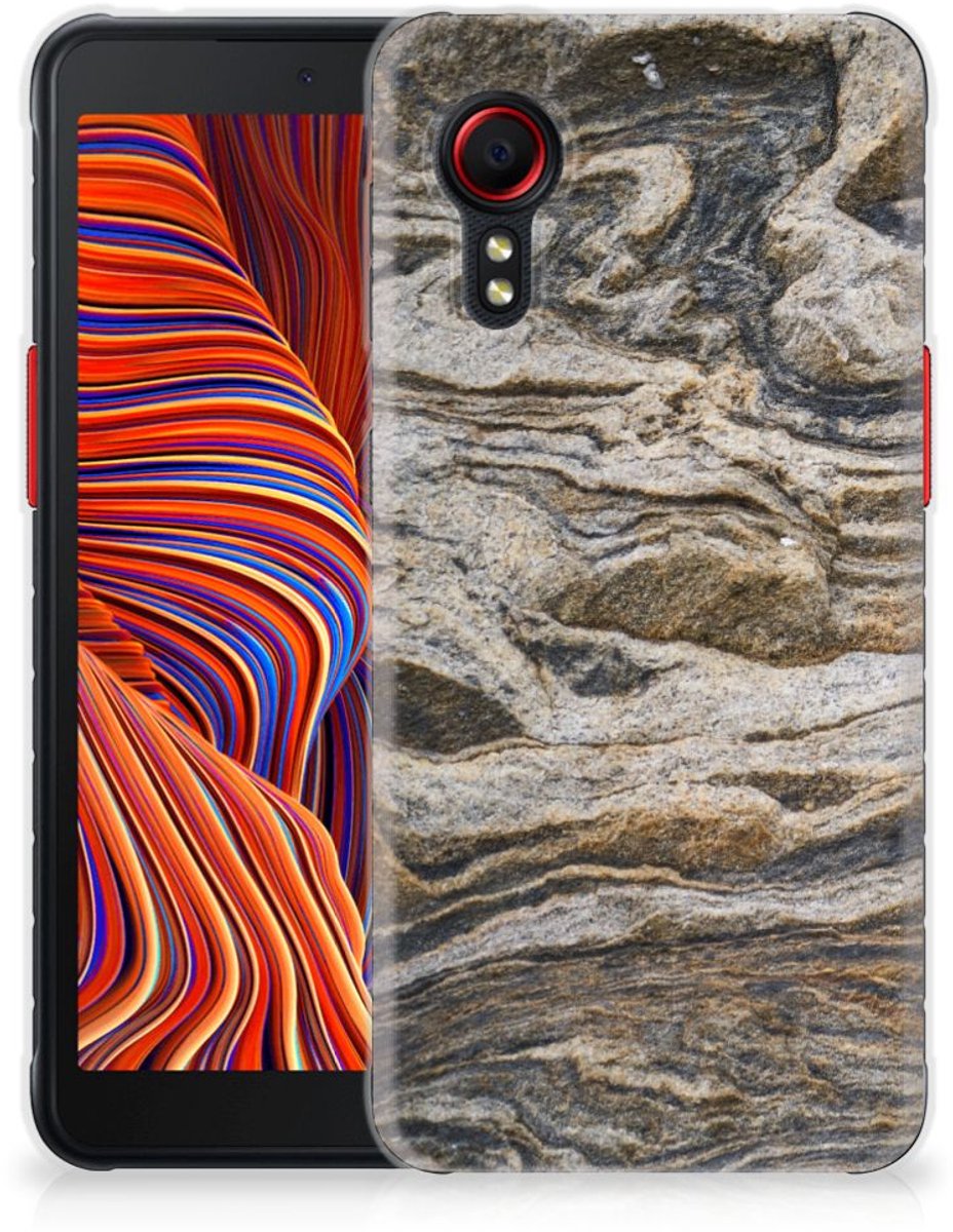 Samsung Galaxy Xcover 5 TPU Siliconen Hoesje Steen