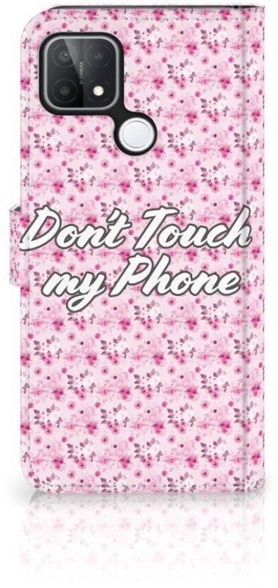 Bookcase OPPO A15 Case Fleurs Pink DTMP