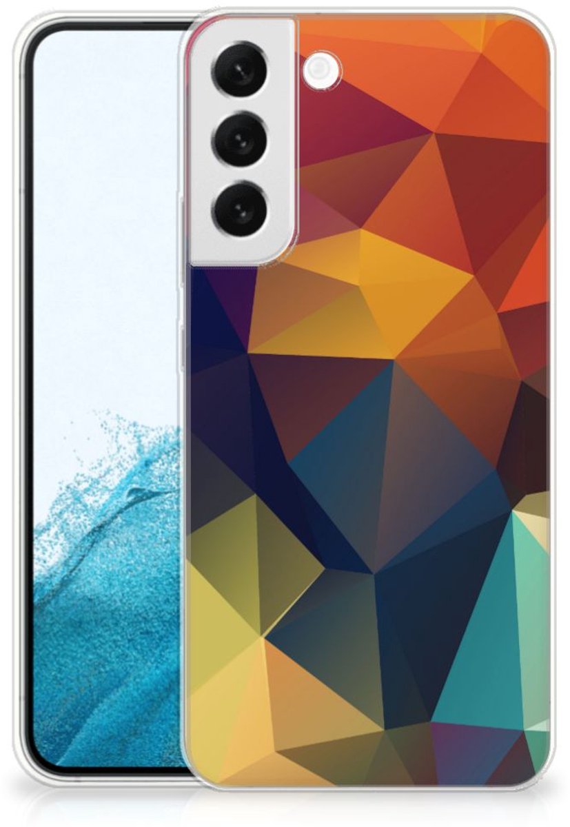 Samsung Galaxy S22 Plus TPU Hoesje Polygon Color