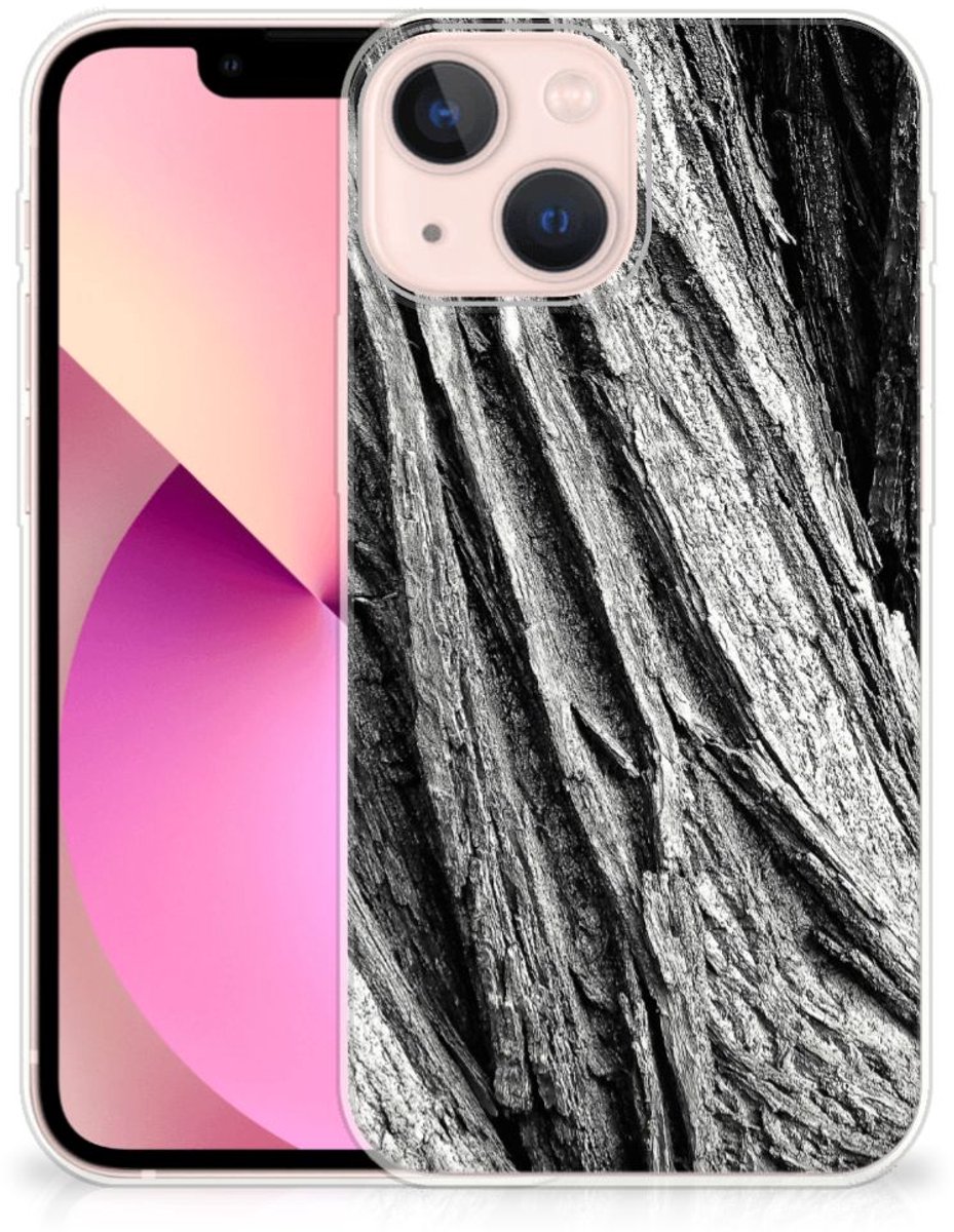 Bumper Hoesje iPhone 13 mini Boomschors Grijs