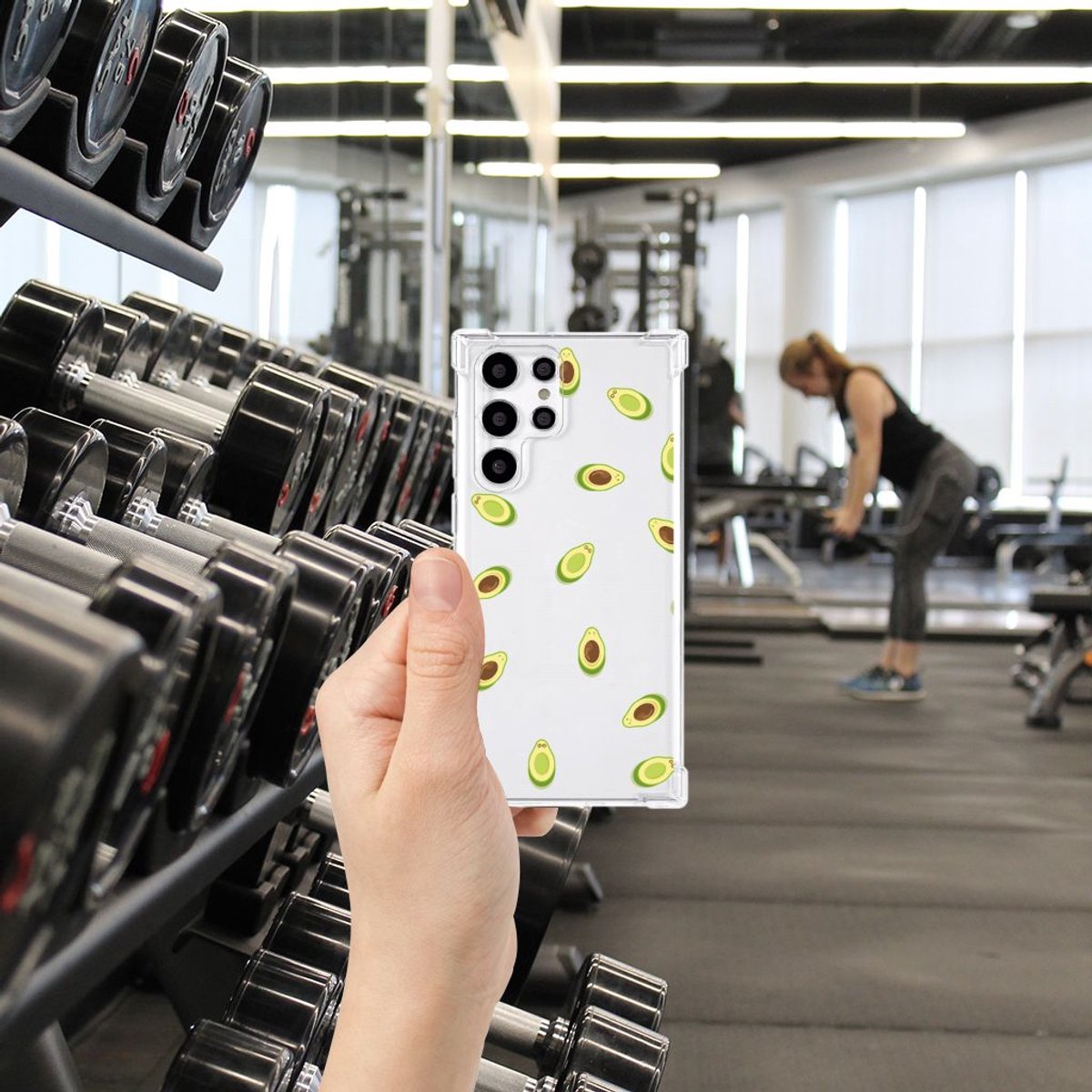 Samsung Galaxy S22 Ultra Beschermhoes Avocado