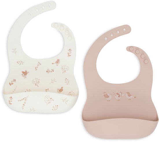 Plaque en Siliconen Bébé Jollein - Lovely oiseaux - Lot de 2
