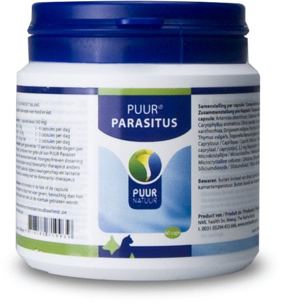 Puur parasiet balans - 1 st à 60 CAPSULES