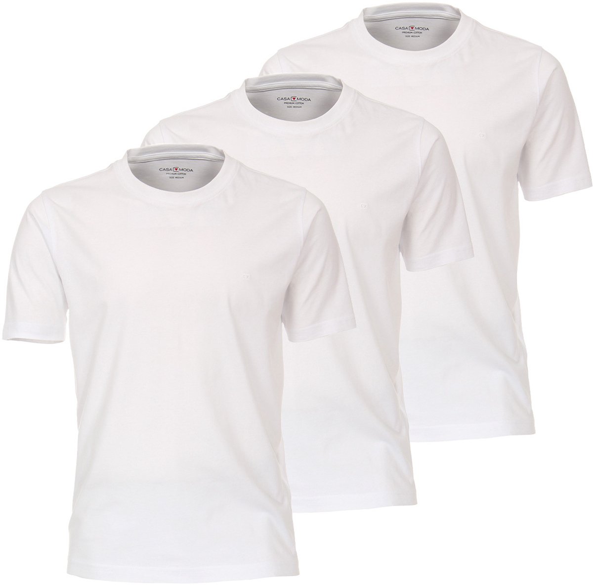 CASAMODA Heren t-shirt 3 pack Basic