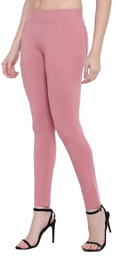 Luxe Kwaliteit Dames Sportbroek / Joggingsbroek | Trainingsbroek / Huisbroek | Sweatpants | Roze - M (40)