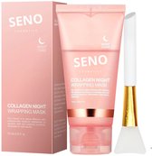 SENO Collageen Hydraterend Gezichtsmasker 75ml – Night Wrapping Mask – Hydraterend & Verjongend – Collagen Mask – Glass Skin Effect – Fijne Poriën – Korean Skincare – Anti-Aging