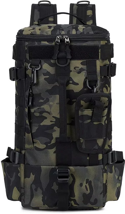 Aventury Rugtas - Vis tas - Sporttas - Rugzak - Weekentas - Tas - Backpack - Camouflage Leger Groen