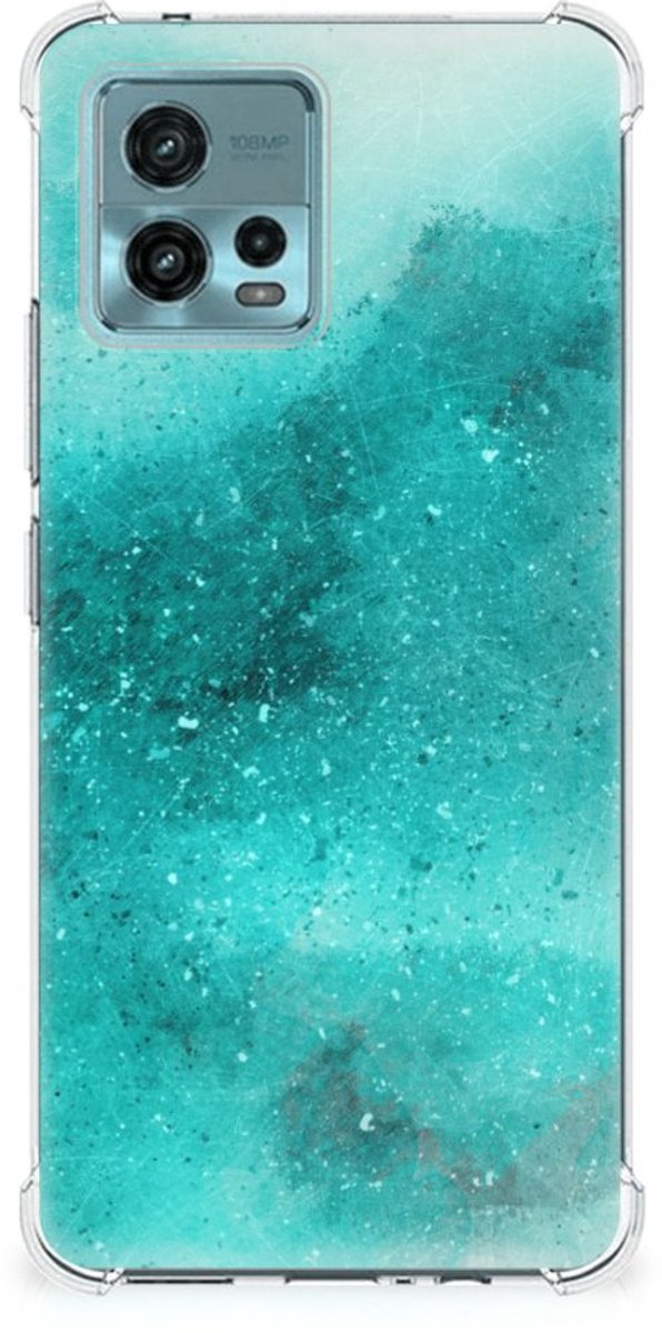 Back Cover otorola Moto G72 Painting Blue